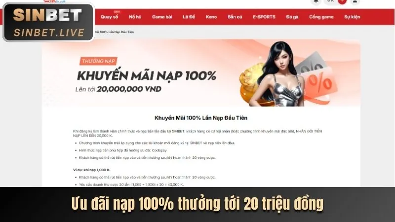 Các phương thức nạp và rút tiền tại Vaobet